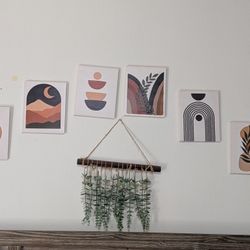 Boho Canvas Wall Art Decor