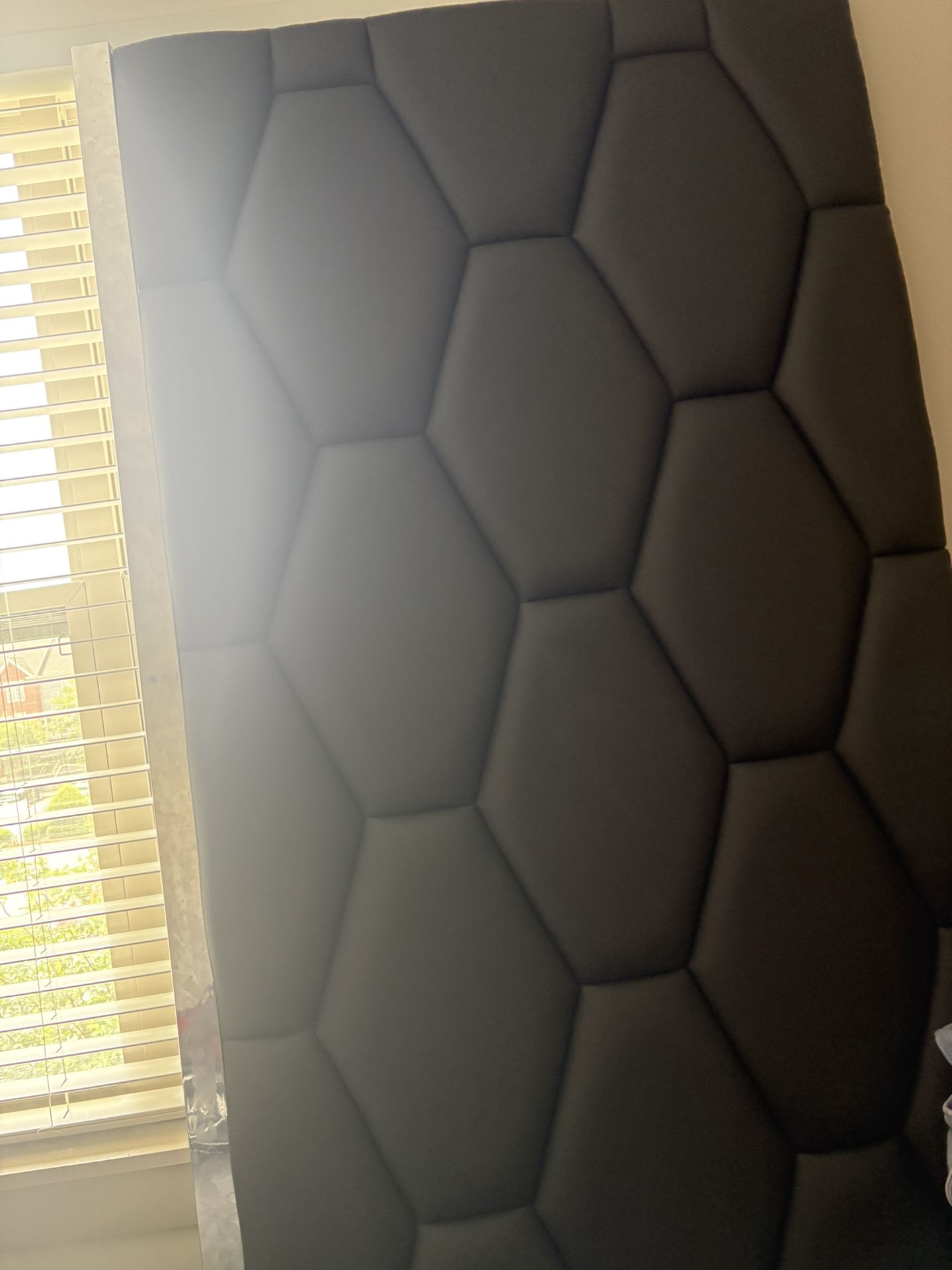 Silver canopy Bed Frame