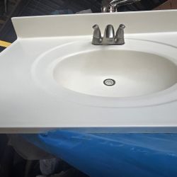 White Vanity Top 37 X 22