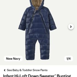 Patagonia Infant Hi-Loft Down Sweater Bunting