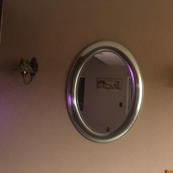 Mirror And Two Candle Holders 