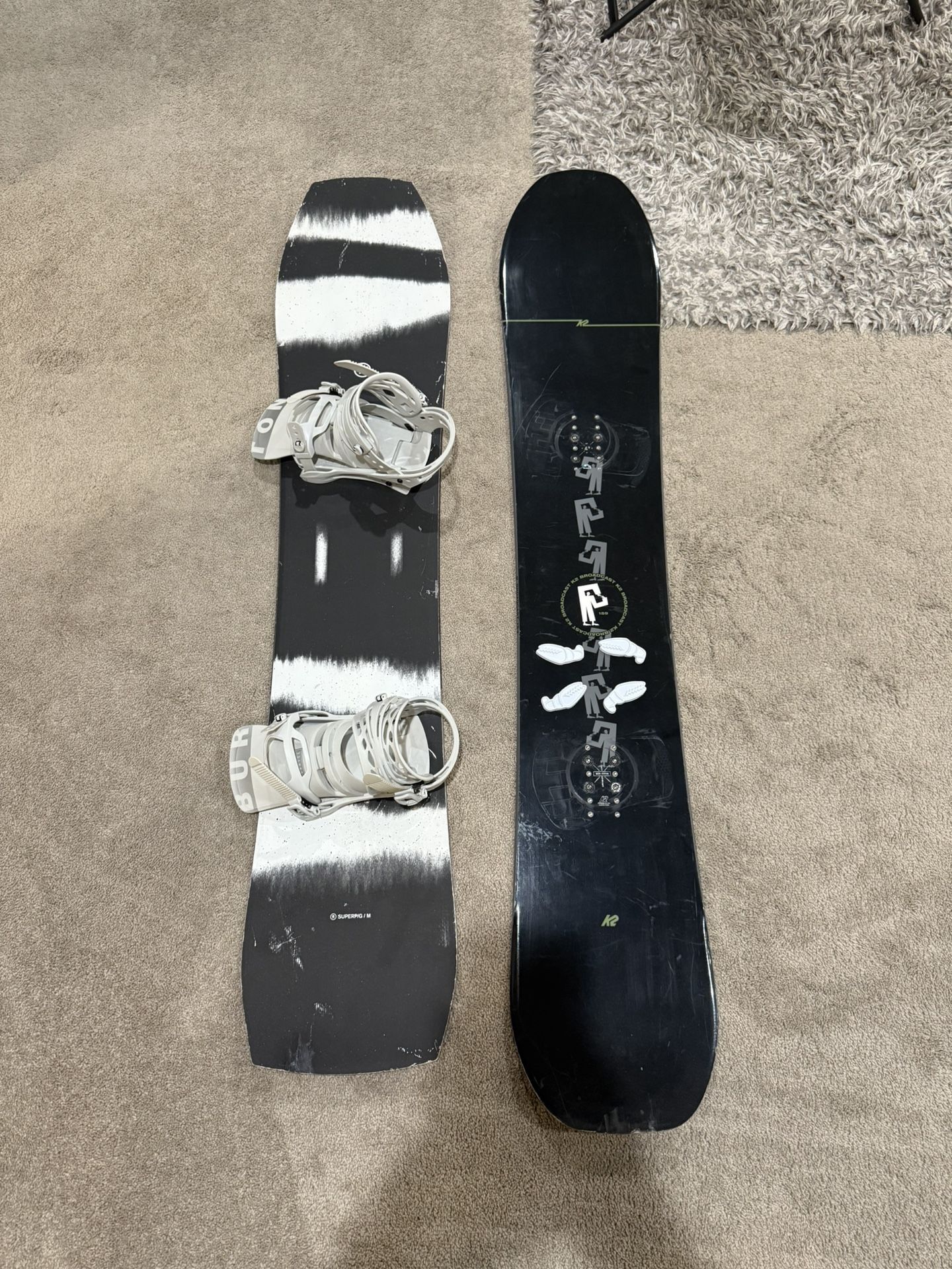 Ride Superpig/K2 Broadcast Snowboard