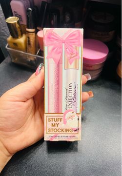 Too faced mascara and lip gloss