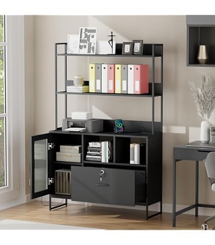 File Cabinet with L ock Vertical Filing Cabinets