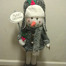 Standing Snowman, Life Size Snowman, Christmas Decorations, Christmas Decor, Christmas Stuff