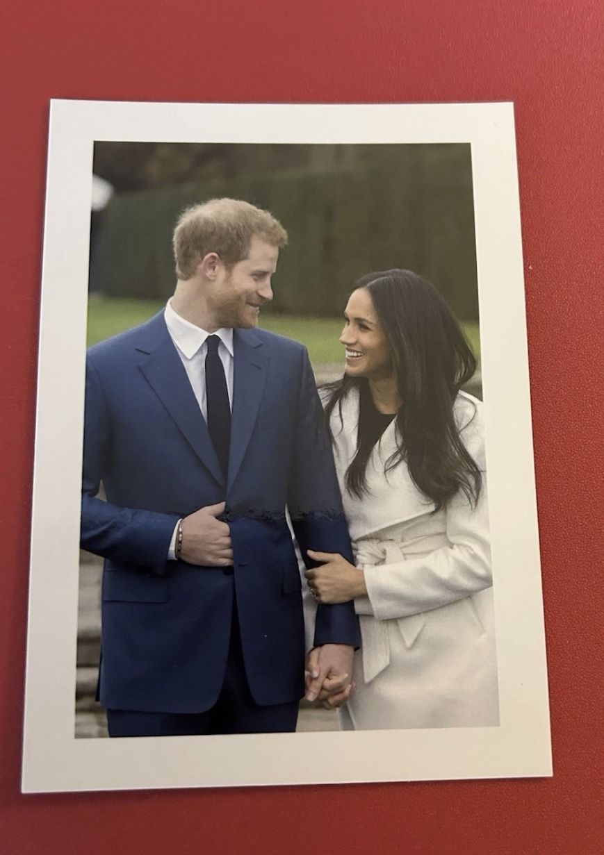 Prince Harry & Meghan Markle Thank You Card For Best Wishes On Their Engagement