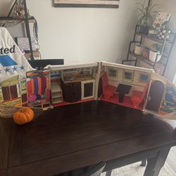 Vintage Barbie RV and plane