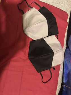 Face mask black and grey $5