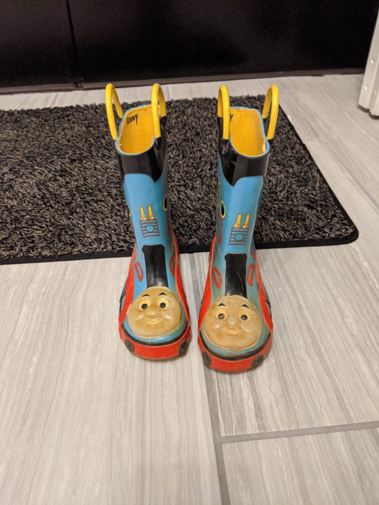 Thomas the train rain boots