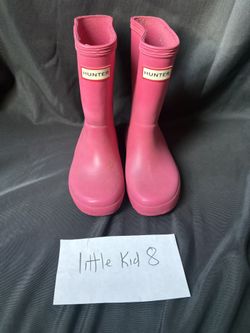 Hunter Kids Boots Size 8