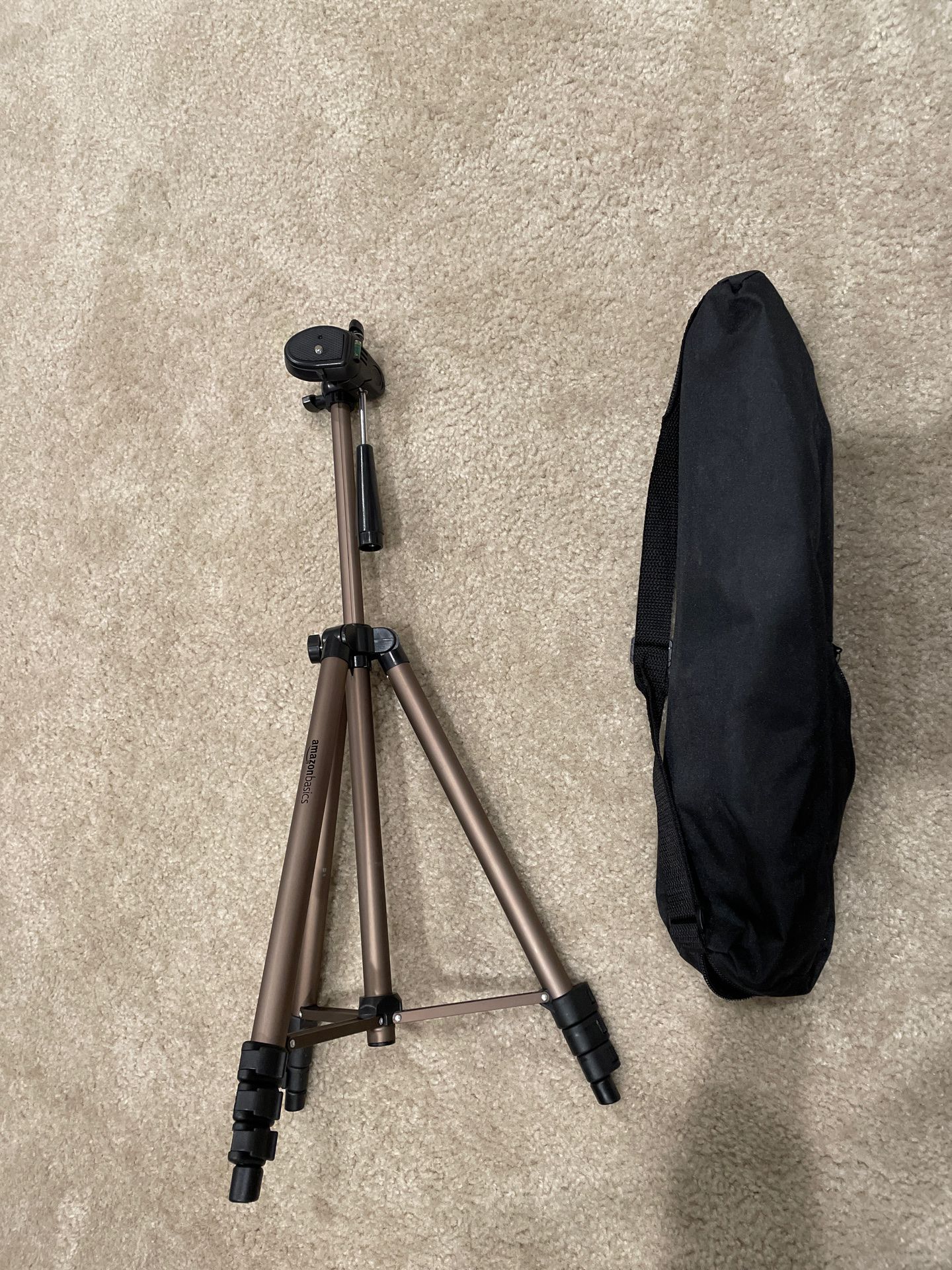 Lightweight Camera Mount Tripod Stand With Bag - 16.5 - 50”