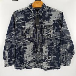 True Religion Jacquard Super T Western Shirt