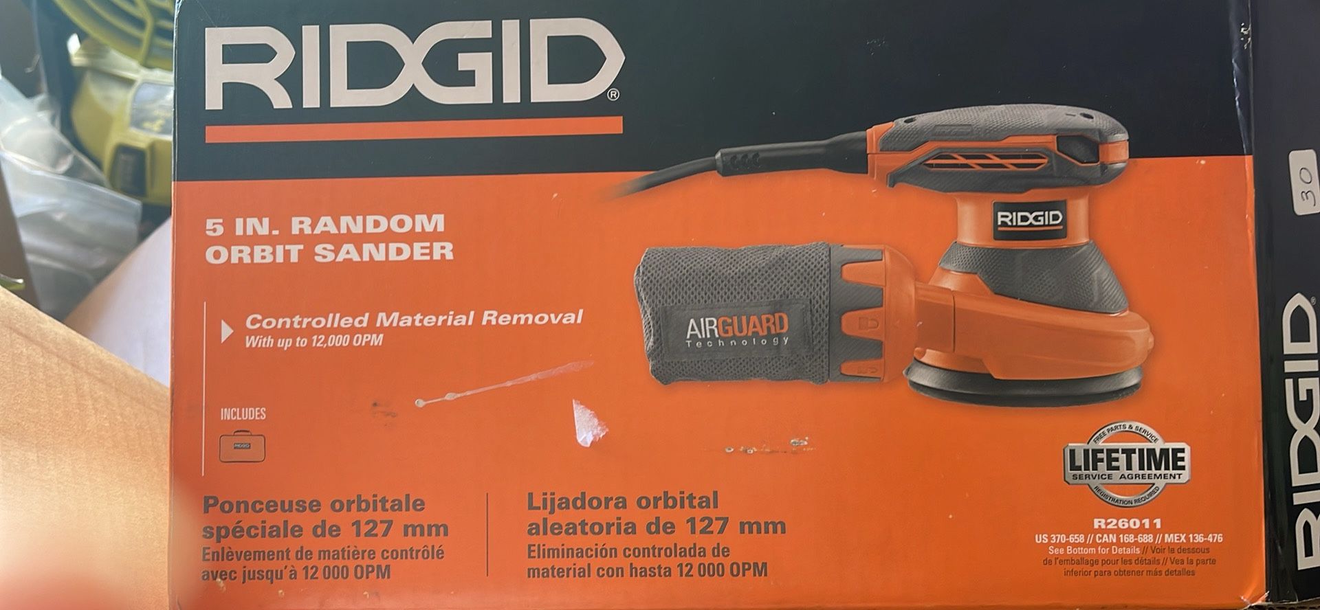 Ridgid Orbit Sander Electric