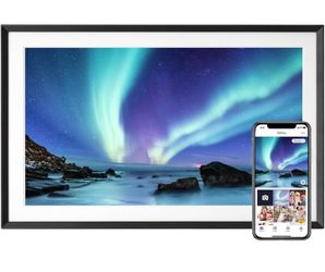 15.6'' Digital Picture Frame with 1920x1080 IPS Touch Screen, Smart Digital Photo Frame with 32GB Storage,