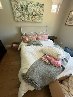 Full size bed with pull out twin