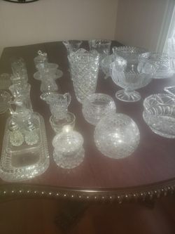 Crystal Glass Server And Presentation Set