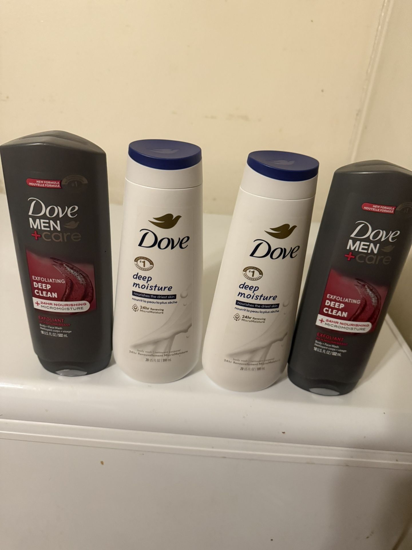 Dove body wash