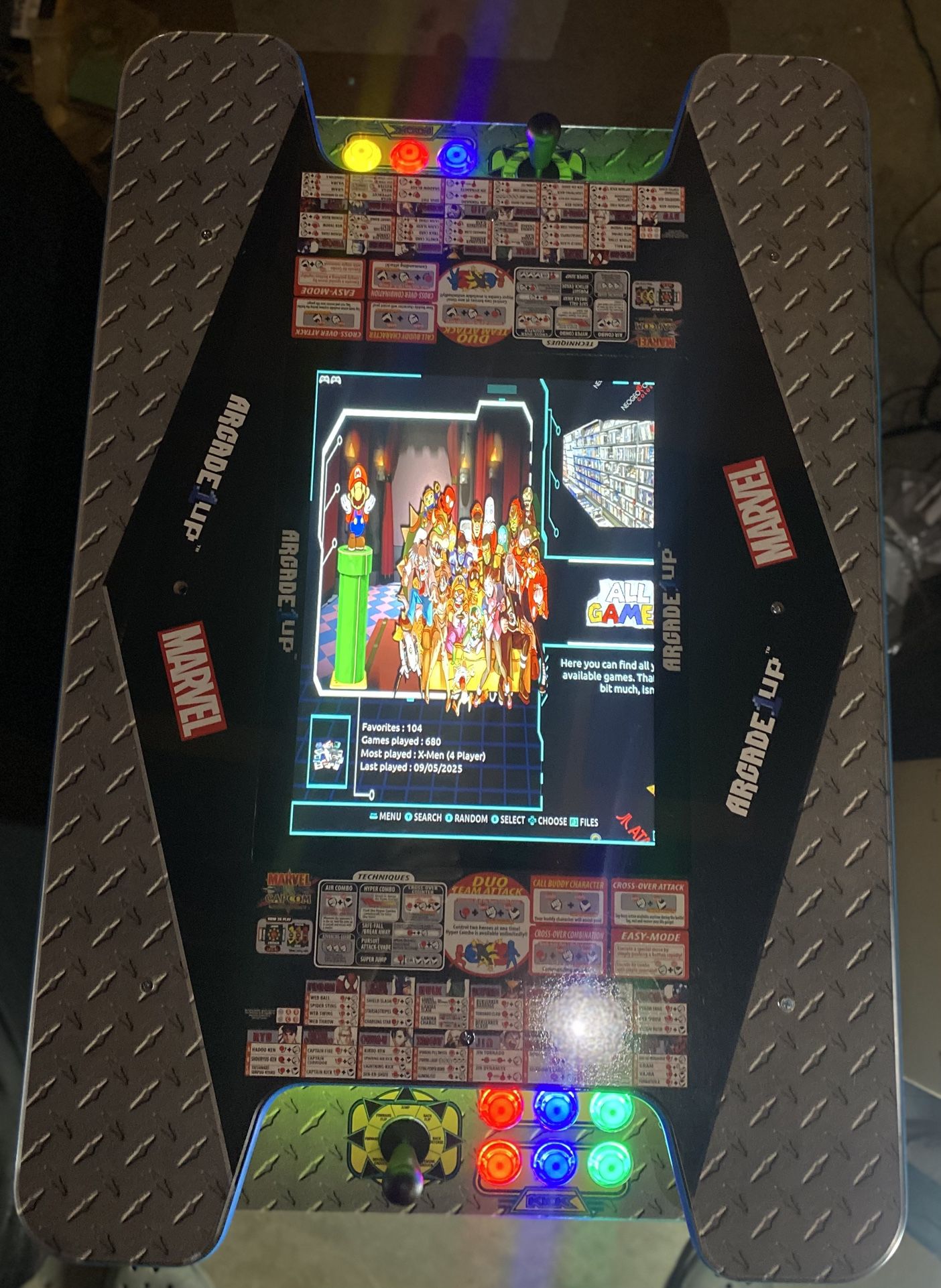 Marvel vs. Capcom “Head to Head” Cocktail Edition Arcade1up for Sale $1450 ~Custom/Modded~