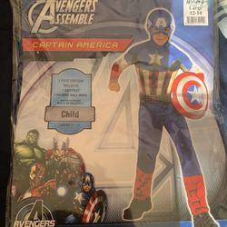 Captain America Halloween Costume For A Child