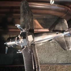 Antique silver lighter perfect airplane cigarette lighter