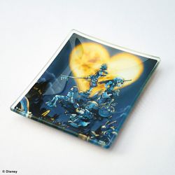 kingdom hearts japan exclusive glass mini plate NEW