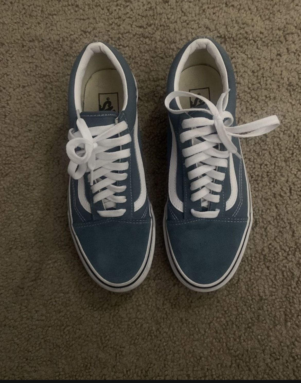 Vans Old Skool Blue Shoes Size 8.5