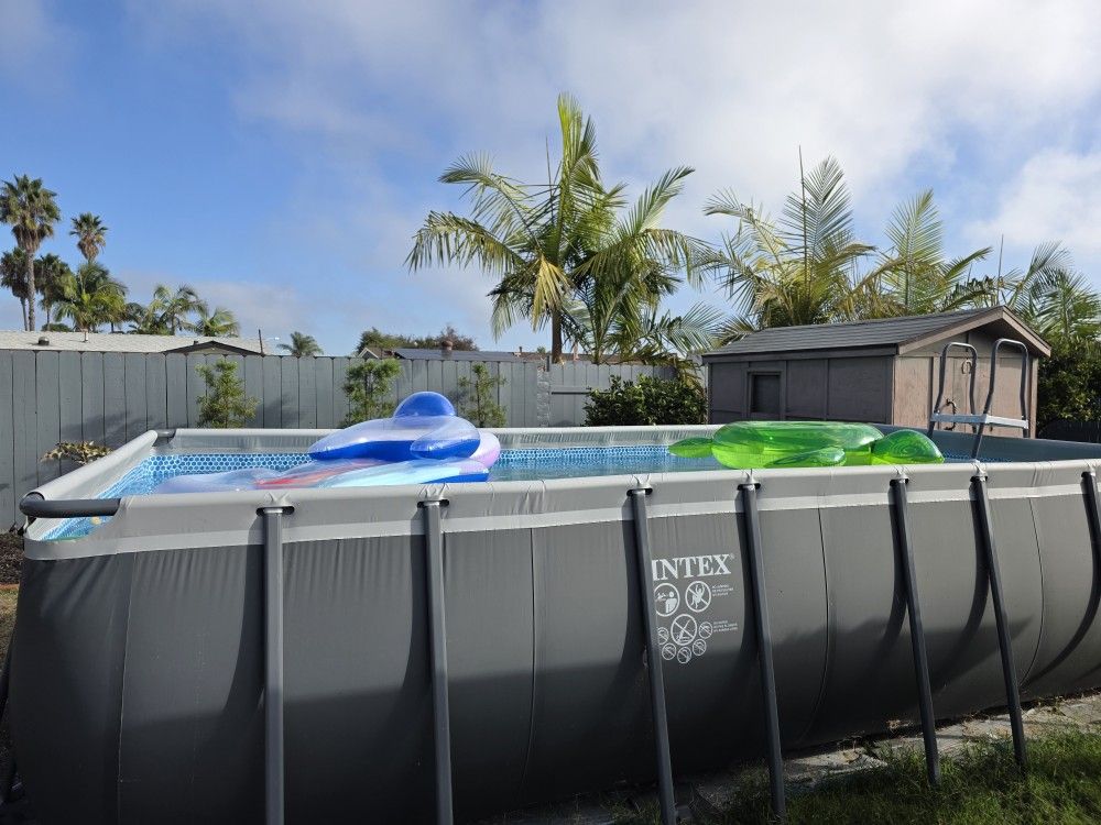 Intex 18ft By 9ft Pool