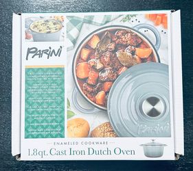 Parini 1.8qt Cast iron Dutch Oven New sealed box