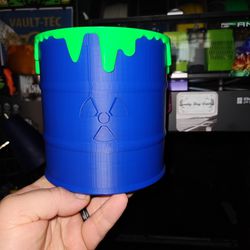 3D Printed Toxic Waste Barrel Planter