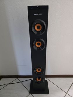 Sharper Image Bluetooth Tower Speaker with Remote (SBT1001BK) – Works Great!