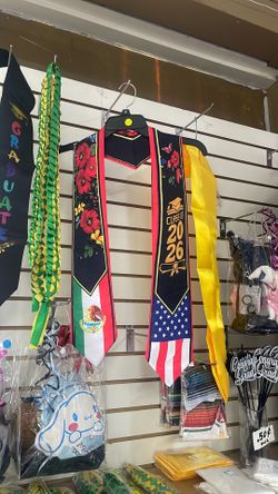 Graduation sash Mexican and American