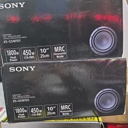 Sony 10" Subwoofer