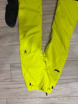 Spyder Ski Pants Neon Yellow
