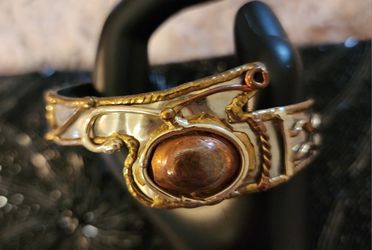 Vintage Mixed Metal Cuff Bracelet