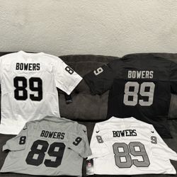 Raiders Brock Bowers Jerseys Men WMNS Kids 