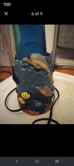 1990s seamore ceramic lava lamp