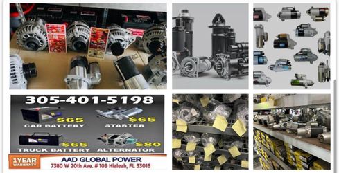 Nuevos y reconstruidos los motores de arranque con garantía de 1 año