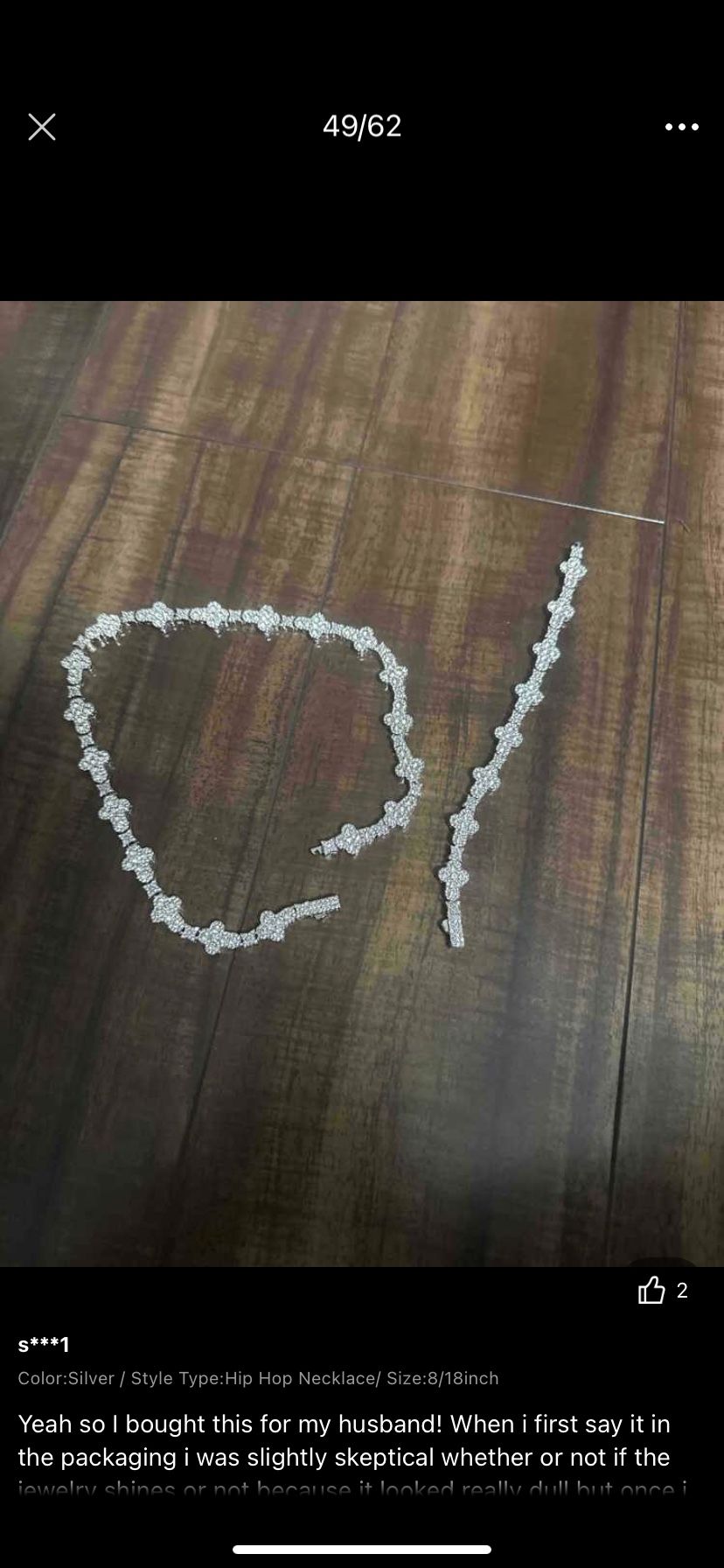 Silver Diamond Chain