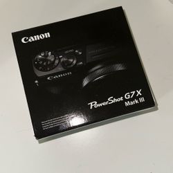 Canon G7x Mark iii