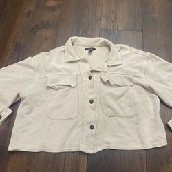 Womans Tan Short Sweater Size Large By Forever 21 #2