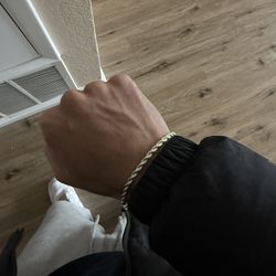 Silver Rope Chain Bracelet 