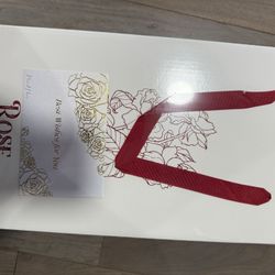 Preserved Flowers Bouquet 7 Roses - Red Real Rose & Flowers for Delivery, Long-Lasting Flower with Gift Box, Eternal Roses Bouquet for Mothers, Mom, W