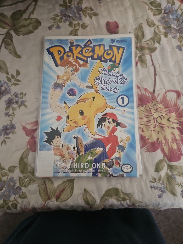 Pokemon Comic Books 1-4
