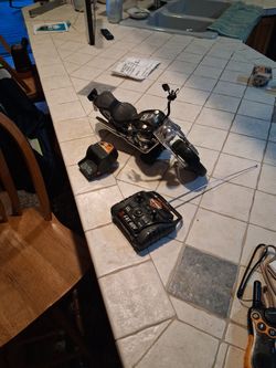Toy Fat Boy Harley Remote Control Bike