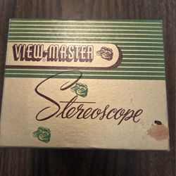 50's Vintage View-master In Original Box W Original Paperwork