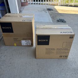 Sony Subwoofer & Bookshelf Speaker 