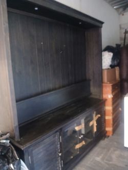 Touch Light Wall Unit/ Entertainment Center