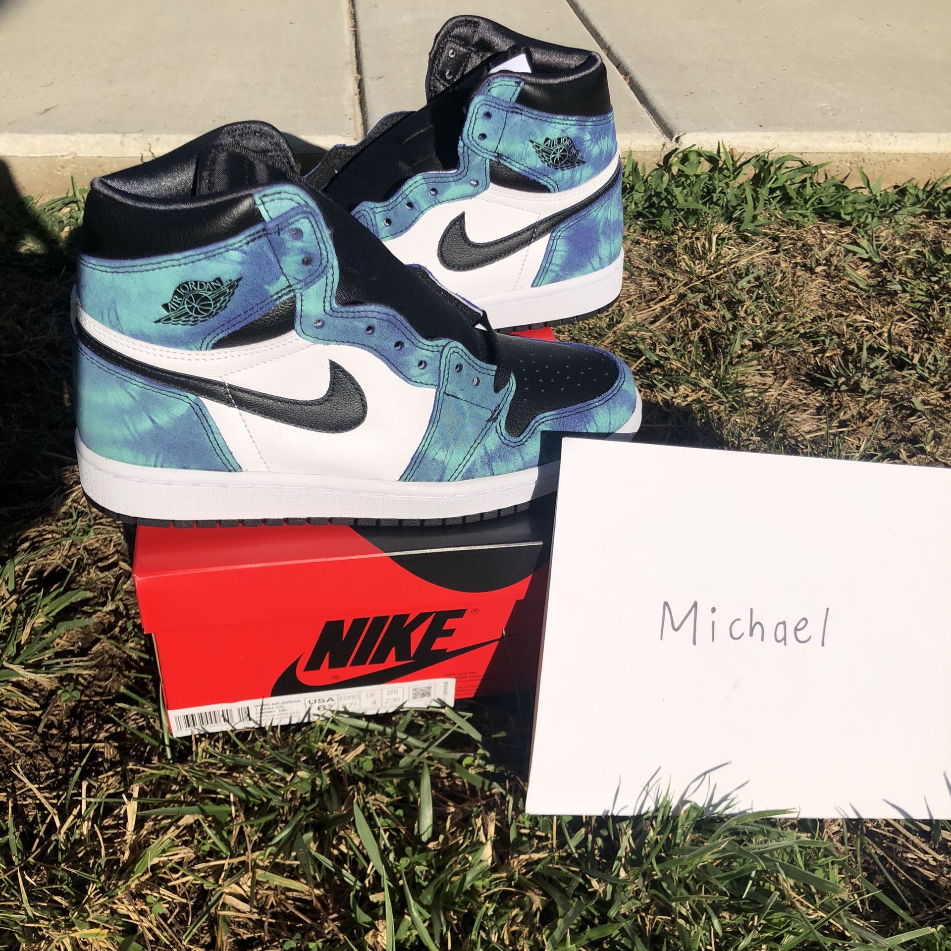 Air Jordan 1 Retro Tie Dye size 6.5w size 5y 2020