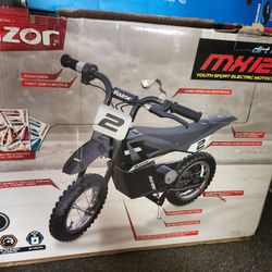 Razor Dirt Rocket Mx125 Electric Powered Bike. New