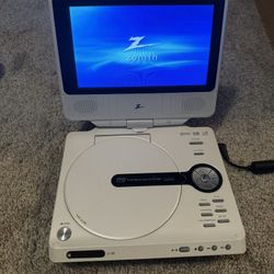 zenith portable dvd player w charger / no battery